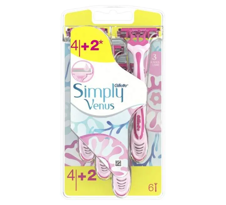 Venus Simply jednokratni brijači 4 + 2 gratis