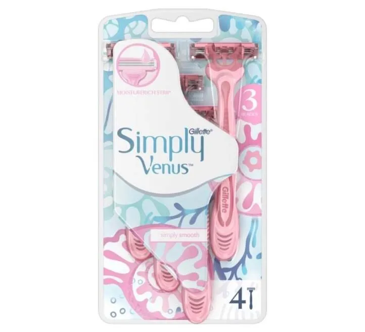 Venus Simply3 Brijači 4 kom