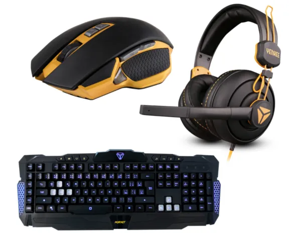 YENKEE KOMPLET 3U1 SLUŠALICE, MIŠ I TASTATURA HORNET
