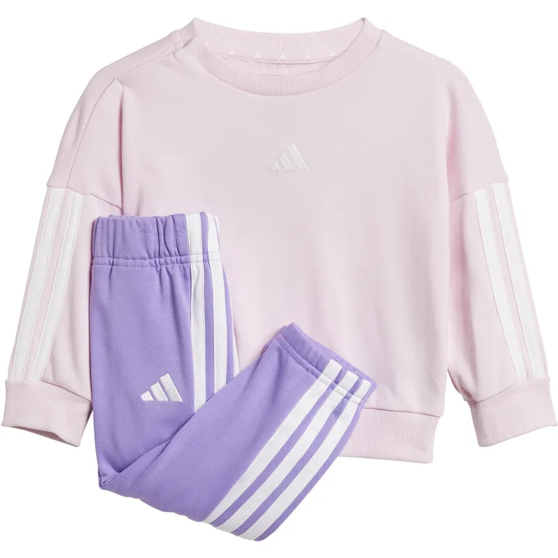 ADIDAS KOMPLET TRENERKA I 3S FT JOG 240 CLPINK/WHITE DEVOJČICE uzrasta 0-4 godine