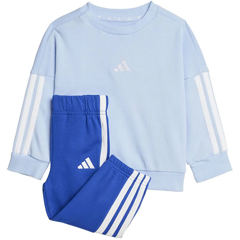 ADIDAS KOMPLET TRENERKA I 3S FT JOG 240 GLOBLU/WHITE DEČACI UZRASTA 0-4 GODINE