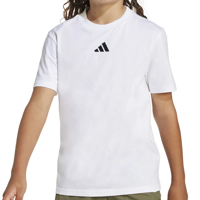 ADIDAS MAJICA J SL TEE 160 WHITE/BLACK ZA DEČAKE