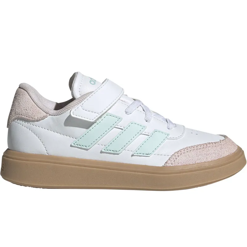 ADIDAS PATIKE COURTBLOCK EL C FTWWHT/HALMIN/ALMPNK ZA DEVOJČICE