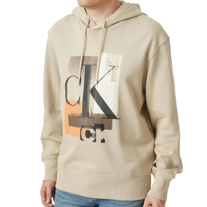 CALVIN KLEIN DUKS CONNECTED LAYER LANDSCAPE HOODIE ZA MUŠKARCE