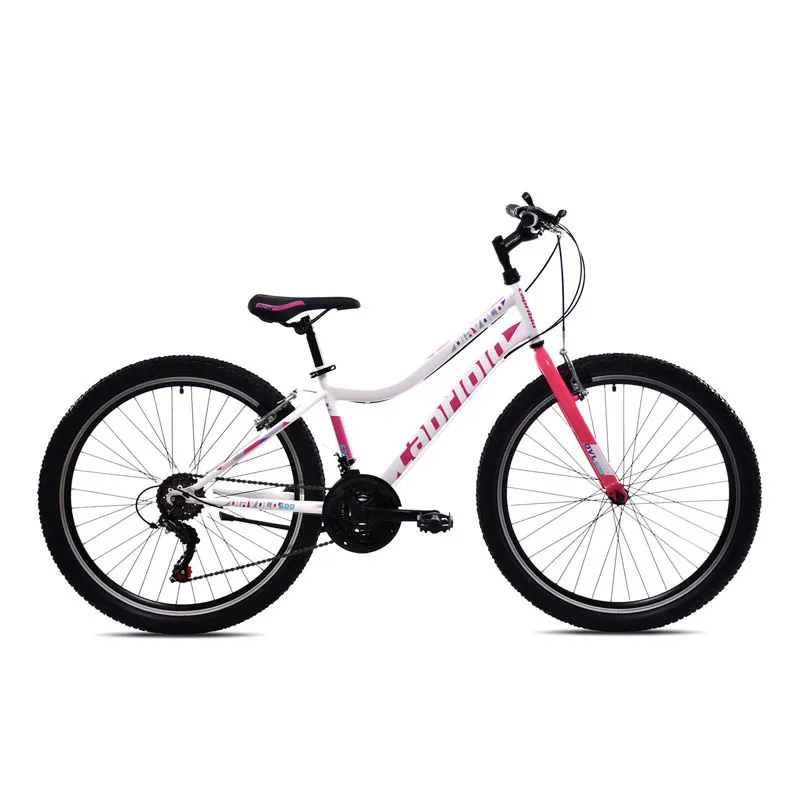 CAPRIOLO BICIKL MTB DIAVOLO 600/18HT BELO-PINK ZA DEVOJČICE