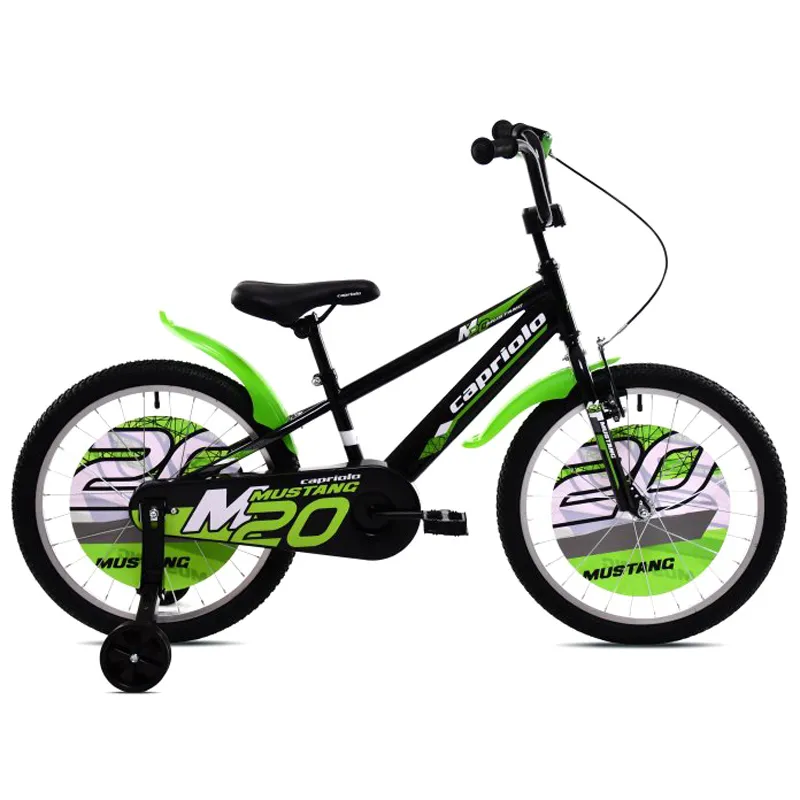 CAPRIOLO "BICIKL BMX 20""HT MUSTANG CRNO-LIME" ZA DEČAKE