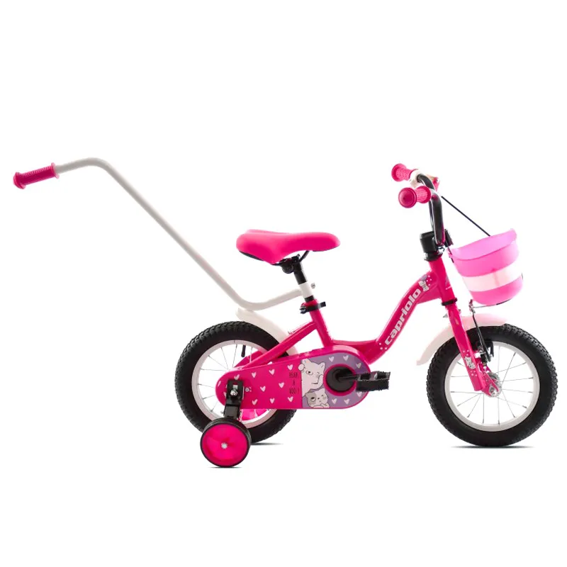 CAPRIOLO "BMX 12""HT VIOLA PINK-BELO" ZA DEVOJČICE