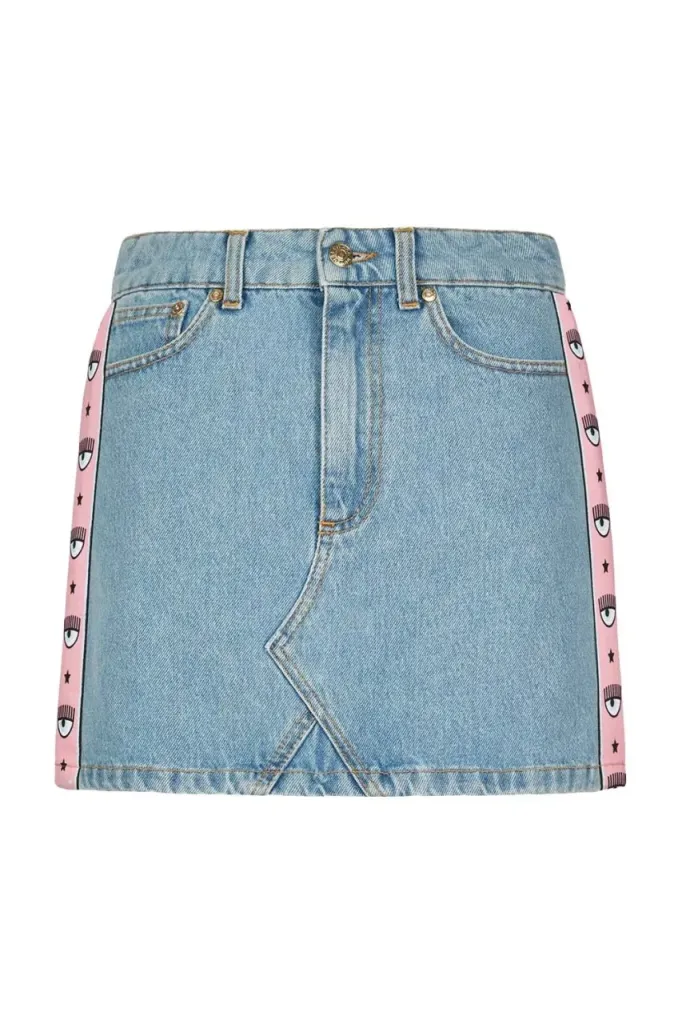 CHIARA FERRAGNI CHIARA FERRAGNI SUKNJA 21PE-CFST050 DENIM ZA ŽENE