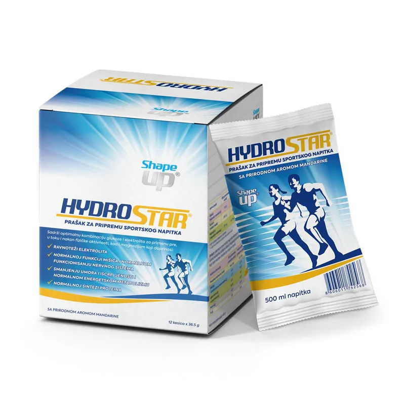 ESENSA HYDROSTAR PRAŠAK ZA PRIPREMU NAPITKA ZA REHIDRACIJU 1 KESICA SHAPE UP UNISEX