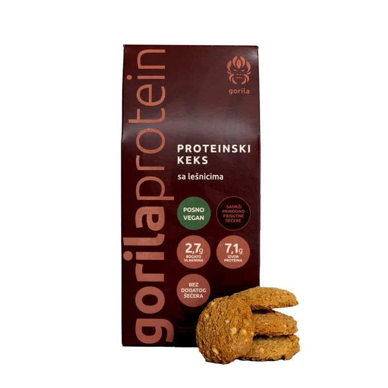 ESENSA PROTEINSKI KEKS SA LEŠNICIMA 175G UNISEX