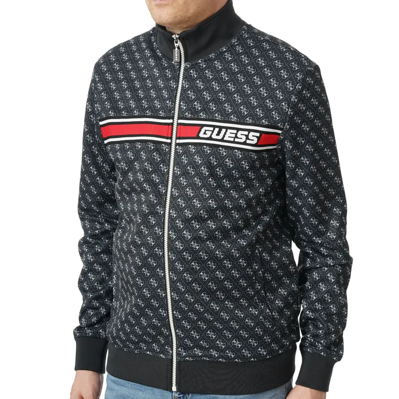 GUESS GUESS MUSKI DUKS KORBIN FULL ZIP TRAC ZA MUŠKARCE