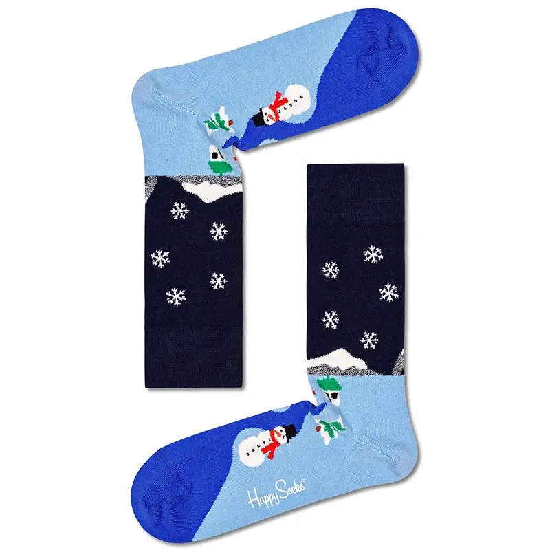 HAPPY SOCKS HAPPY SOCKS UNISEX  THE LITTLE HOUSE ON THE SNOWLAND SOCK ZA ŽENE