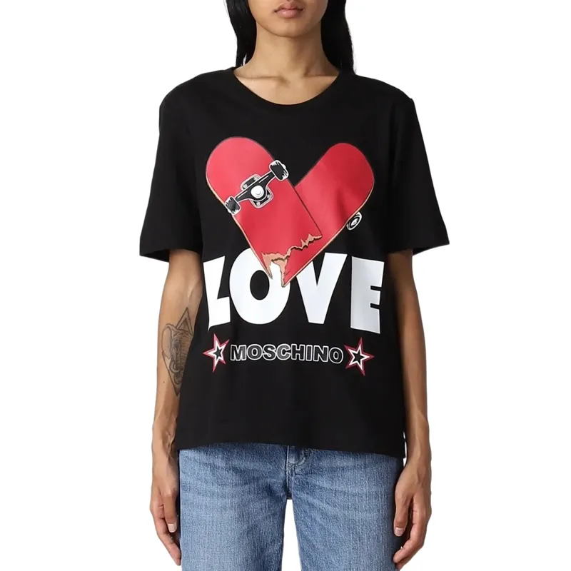 LOVE MOSCHINO LOVE MOSCHINO ŽENSKA MAJICA W4F153SM3876-C74 ZA ŽENE