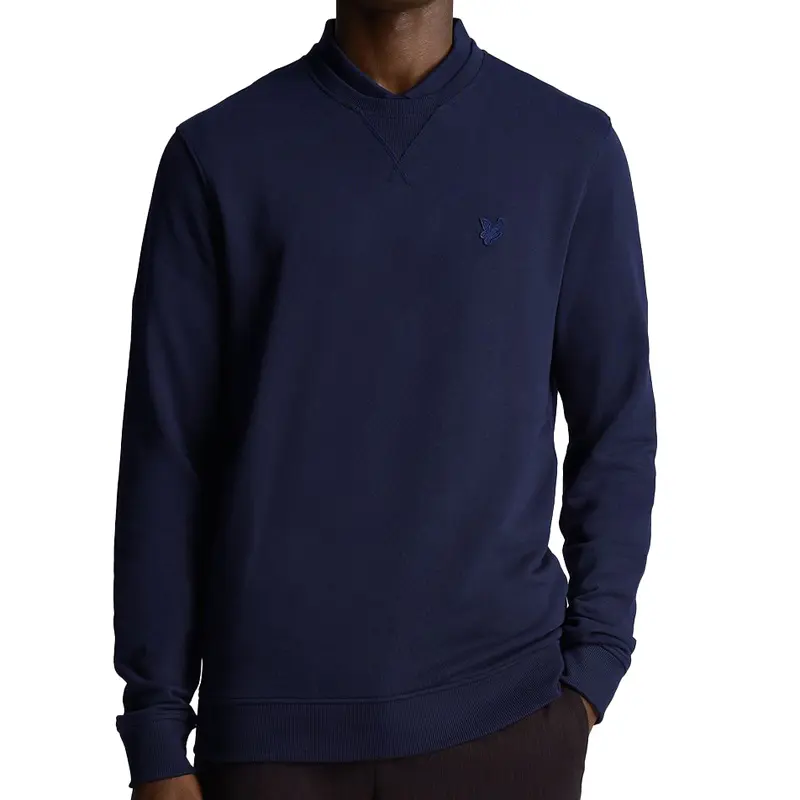 LYLE AND SCOTT DUKS TONAL EAGLE CREW NECK SWEATSHIRT ZA MUŠKARCE