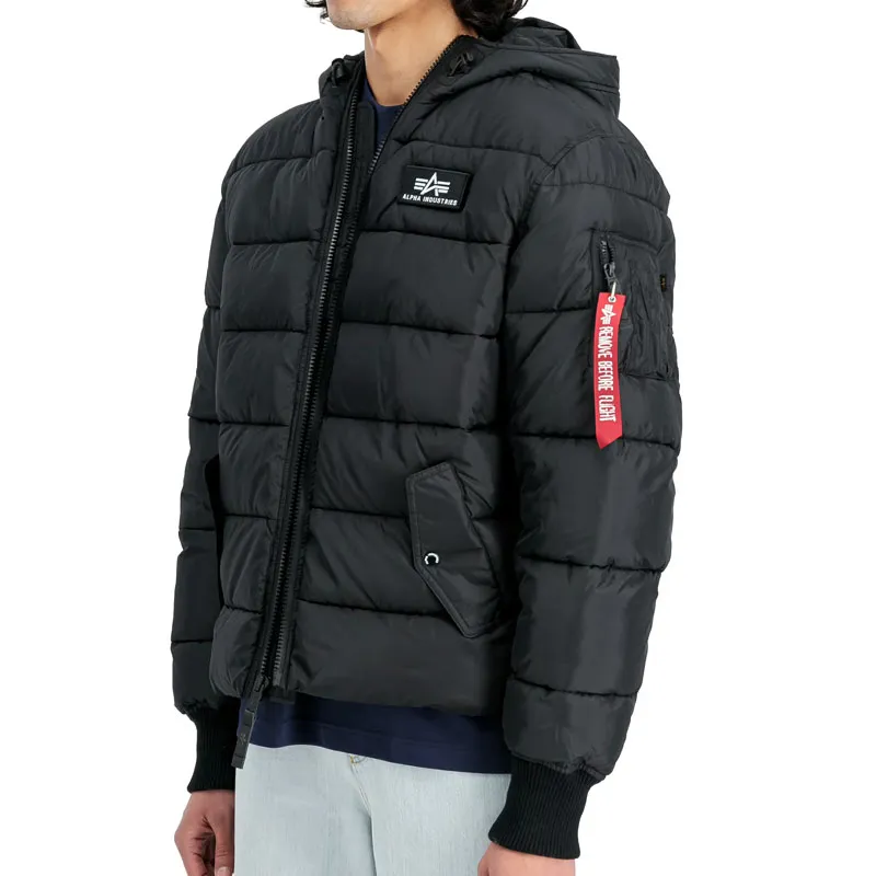 MUSKA ALPHA JAKNA HOODED PUFFER ALPHA FD