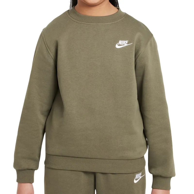NIKE DUKS K NSW CLUB FLC CREW LS LBR ZA DEČAKE