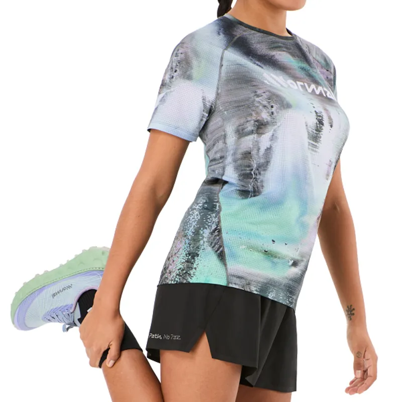 NNORMAL MAJICA RACE T-SHIRT W NATURE AI PRINT ZA ŽENE