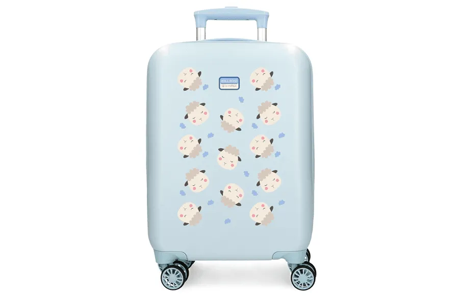 PRECISION KOFER 50CM SA 4 TOČKIĆA ROLL ROAD BABY PETS SHEEPS AZUL CLARO 20X50X33