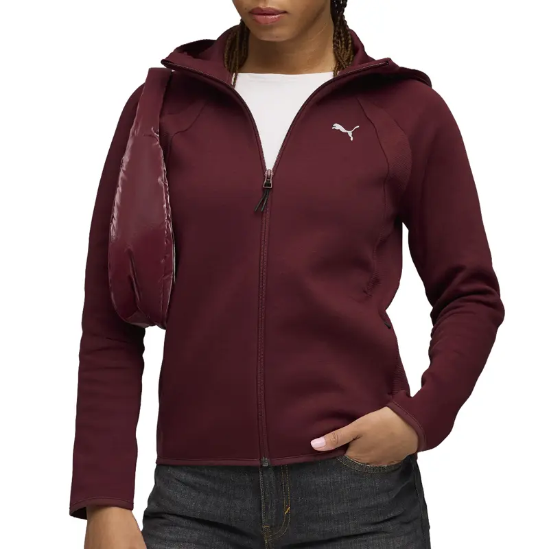 PUMA DUKS PUMA EVOSTRIPE FULL-ZIP HOODIE DK ZA ŽENE