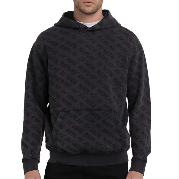 REPLAY DUKS OVERDYED ALL OVER PRINTED FLEECE ZA MUŠKARCE