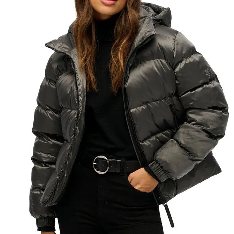 SUPERDRY JAKNA HOODED LUXE SPORTS PUFFER ZA ŽENE