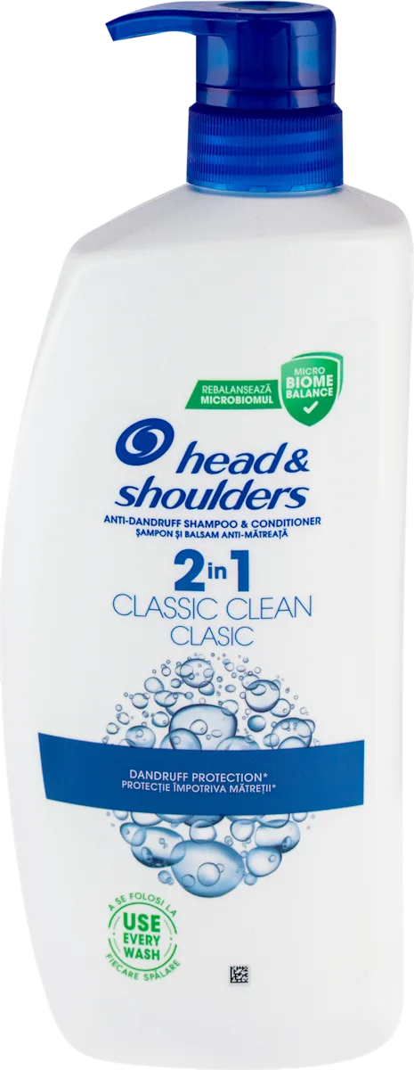 2 in 1 CLASSIC CLEAN šampon i regenerator protiv..., 800 ml