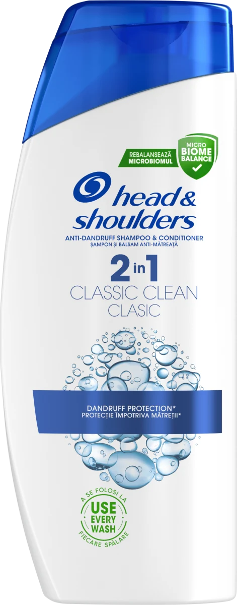 2 in 1 CLASSIC CLEAN Šampon za kosu protiv peruti, 625 ml