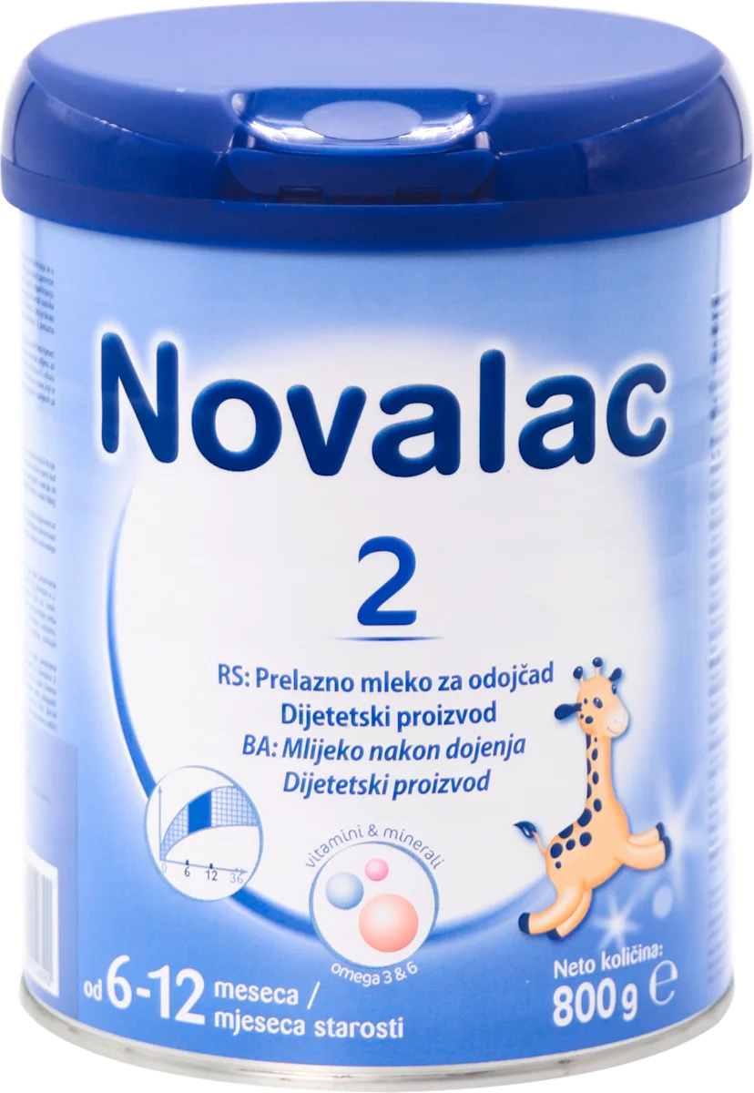 2 prelazno mleko za odojčad - dijetetski proizvod, od 6-12 meseci, 800 g