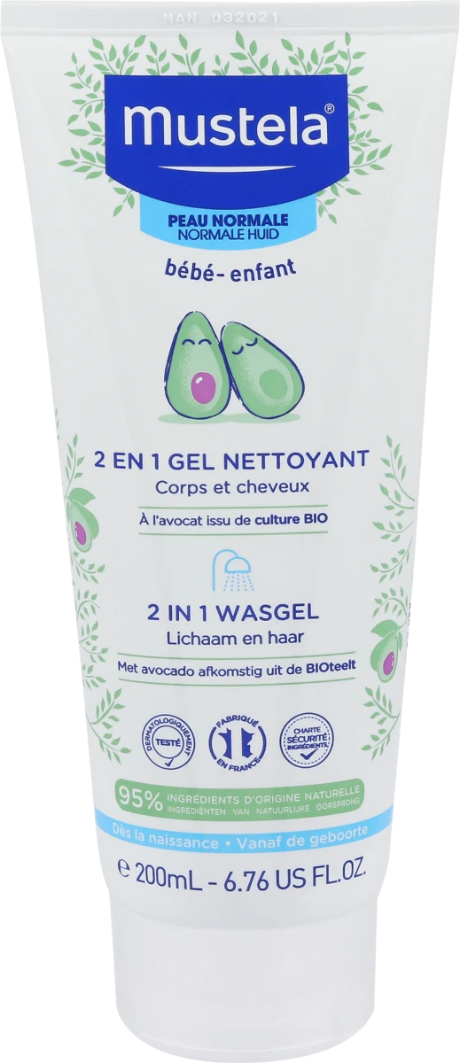 2u1 šampon i gel za kupanje, 200 ml