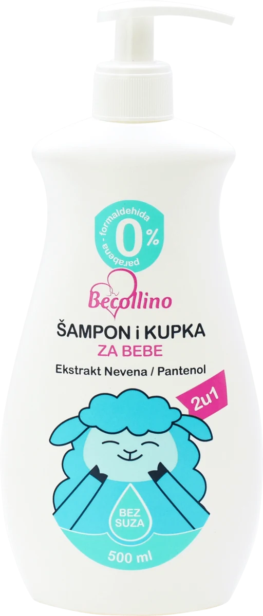 2u1 ŠAMPON I KUPKA ZA BEBE, 500 ml