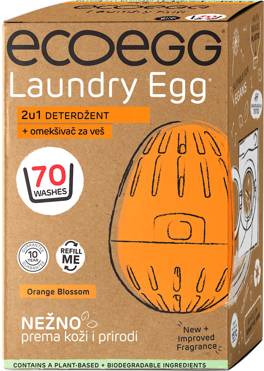 2u1 detergent + omekšivač za veš - Orange Blossom, 1 kom