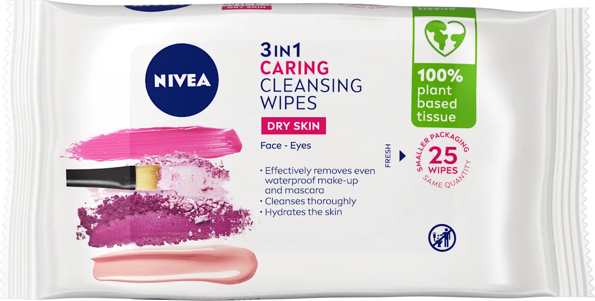 3-in-1 GENTLE CLEANSING vlažne maramice za suvu..., 25 kom