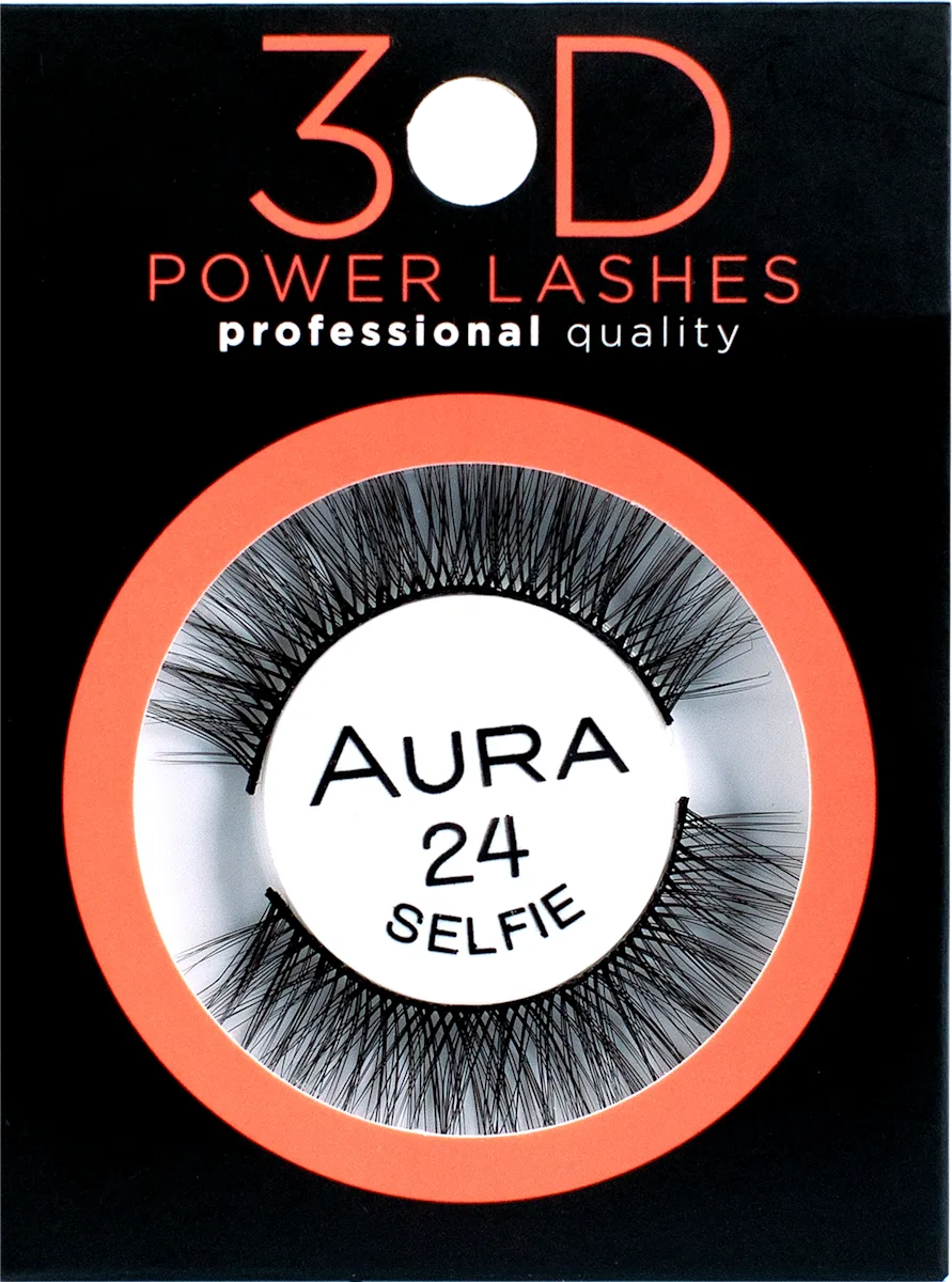 3D POWER LASHES veštačke trepavice - 24 SELFIE, 1 kom