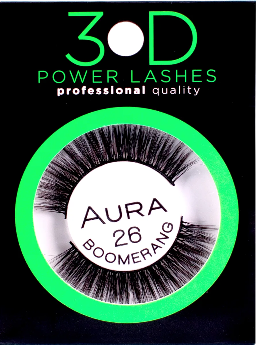 3D Power Lashes veštačke trepavice - 26 BOOMERANG, 1 kom