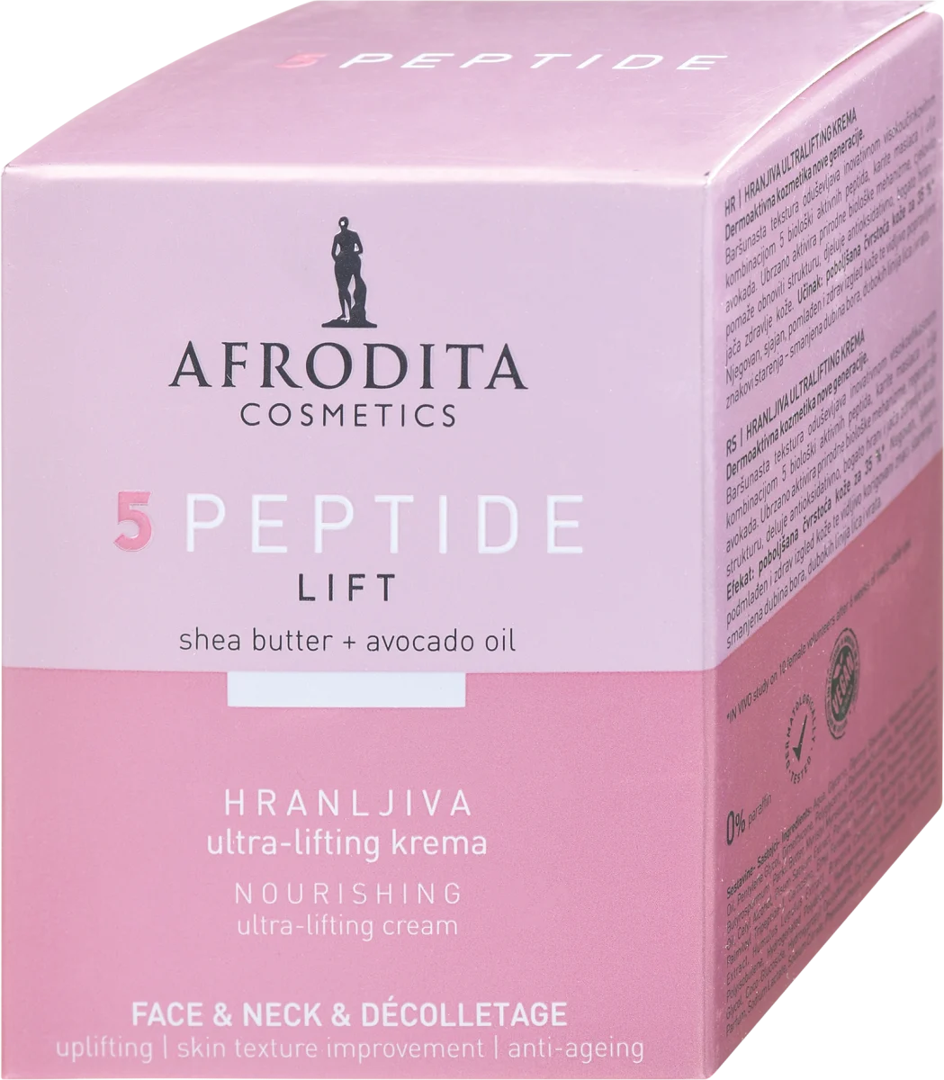 5 PEPTIDE hranjiva krema za lice, 50 ml