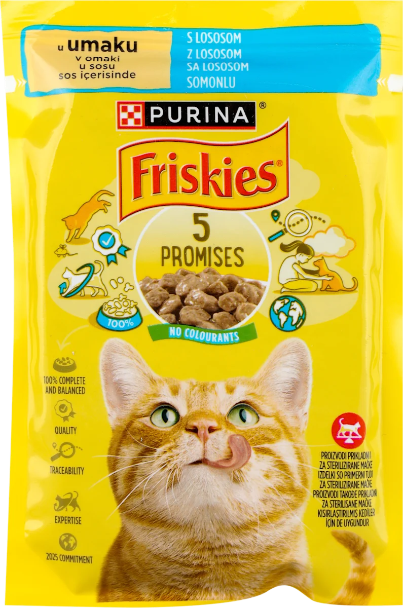 5 PROMISES kompletna vlažna hrana za odrasle..., 85 g