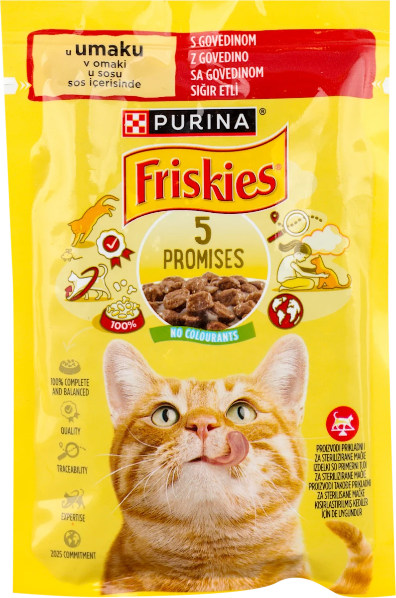 5 PROMISES kompletna vlažna hrana za odrasle..., 85 g