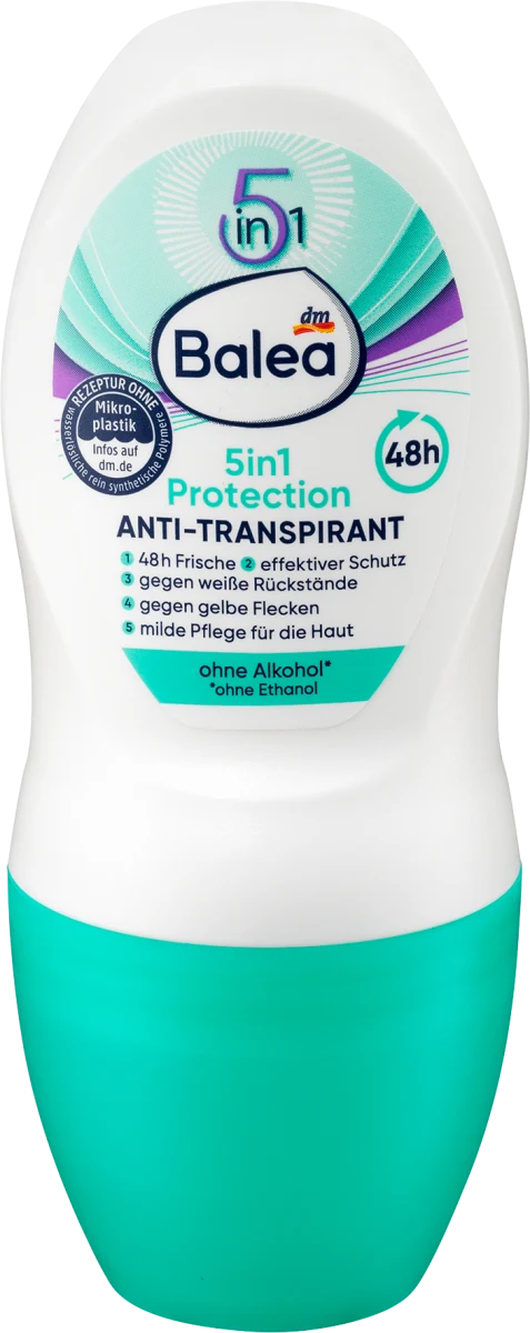5in1 Protection 48h ANTI-TRANSPIRANT deo roll-on, 50 ml