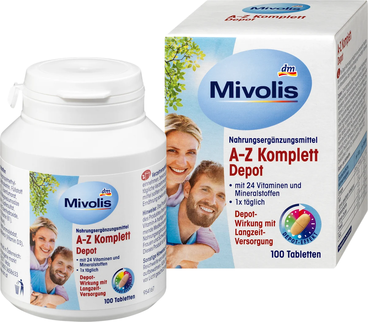 A-Z komplet tablete, dodatak ishrani 100 kom, 144 g