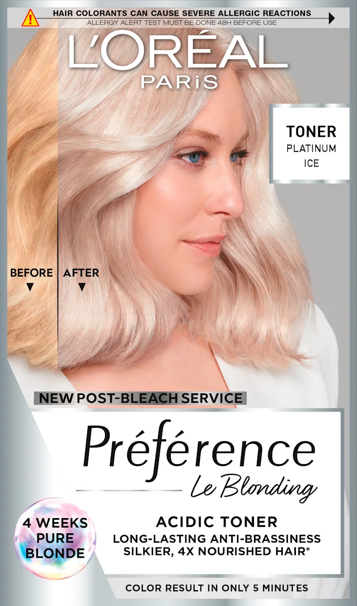 Acidni toner za kosu – 01 Platinum Ice, 1 kom
