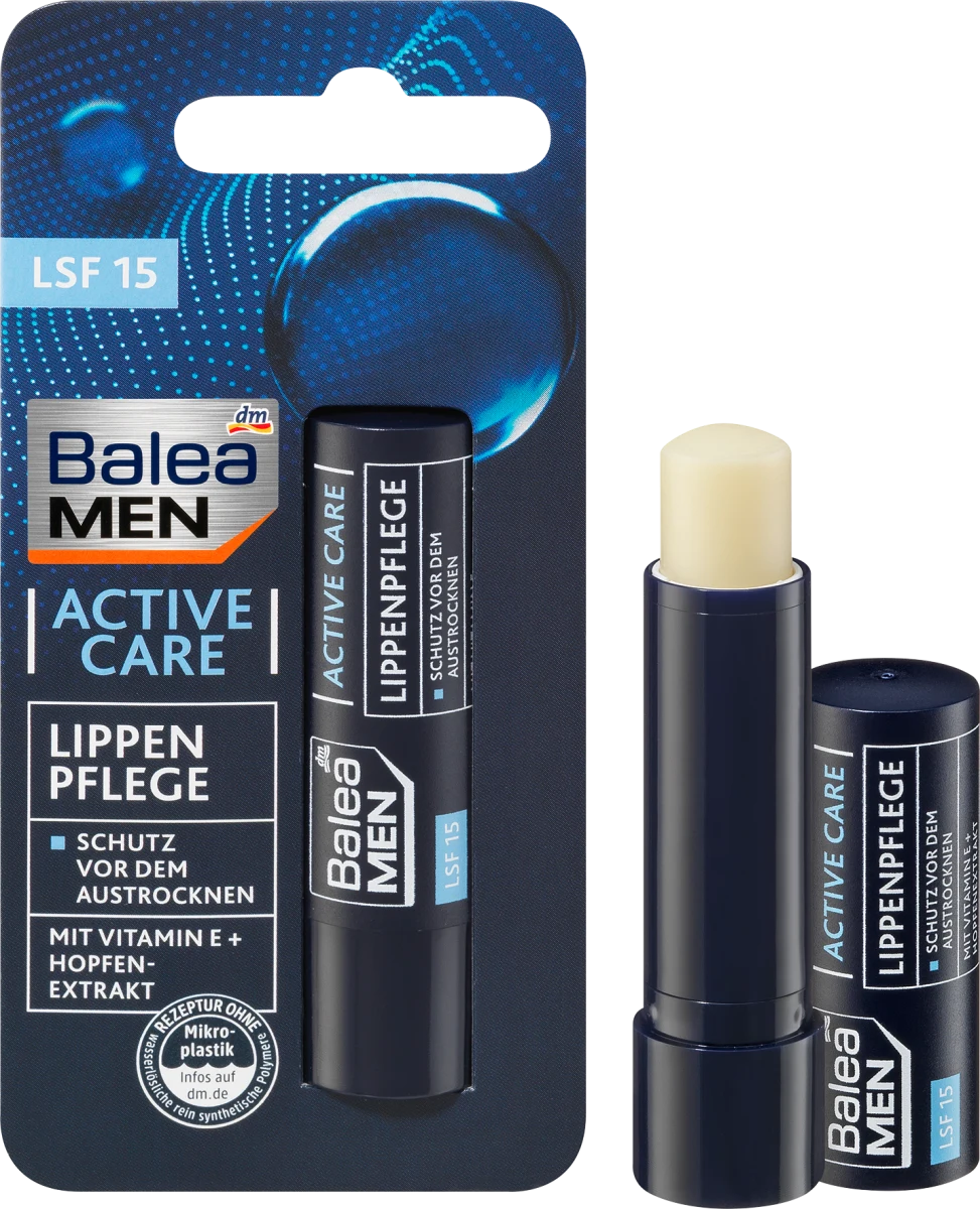 ACTIVE CARE Balzam za  usne, SPF 15, 4,8 g