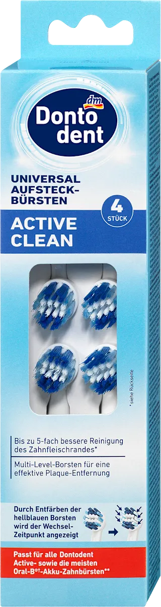 ACTIVE CLEAN zamenske glave za električnu četkicu, 4 kom