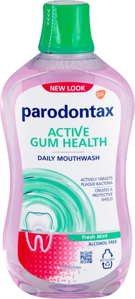 ACTIVE GUM HEALTH - tečnost za ispiranje usta, 500 ml