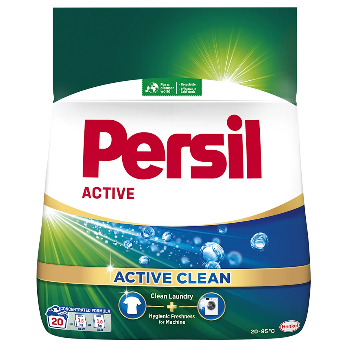 ACTIVE praškasti detergent za veš, 1,5 kg
