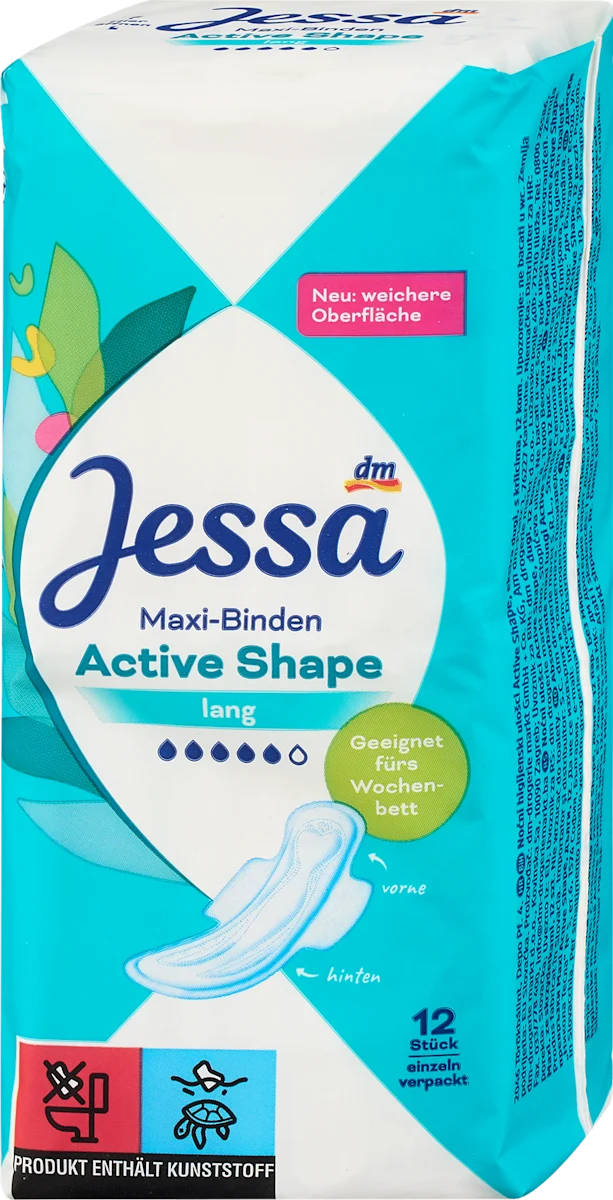 ACTIVE SHAPE maxi higijenski ulošci - dugi, 12 kom