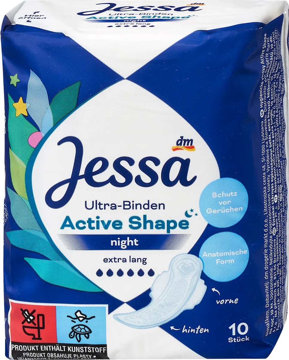 Active Shape Ultra higijenski noćni ulošci -..., 10 kom