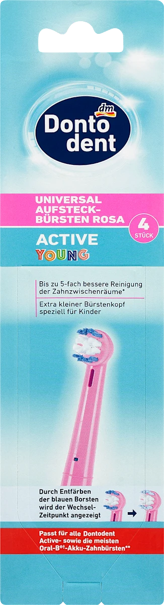 ACTIVE YOUNG glave za električnu četkicu za zube..., 4 kom