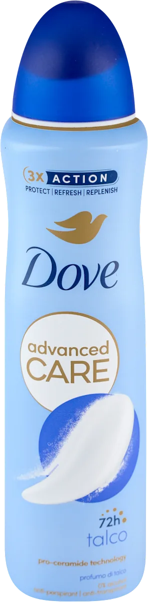 advanced CARE antiperspirant u spreju - talco, 150 ml