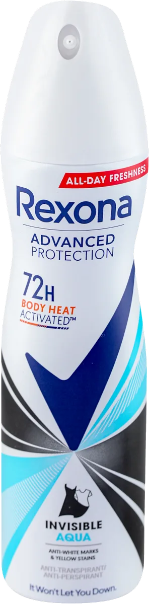 ADVANCED PROTECTION 72H INVISIBLE AQUA deo sprej, 150 ml
