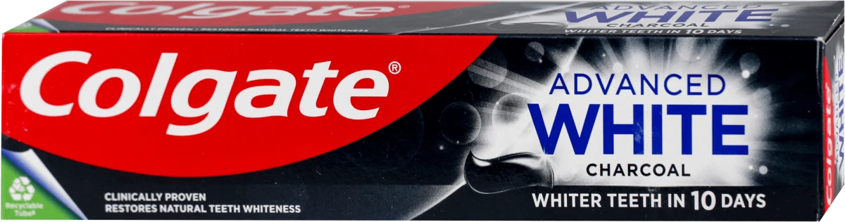 ADVANCED WHITE CHARCOAL - pasta, 125 mg
